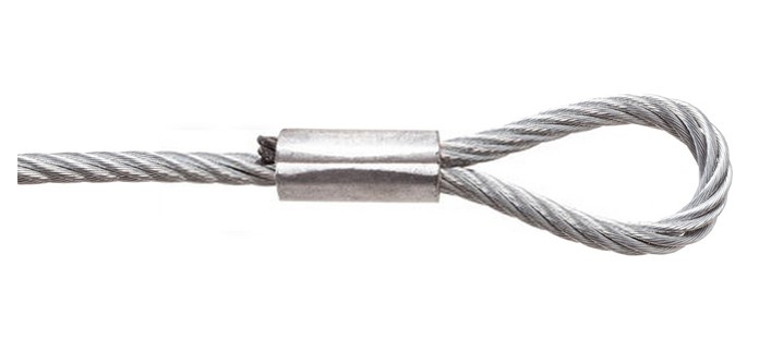 Bấm chì cáp thép mắt mềm