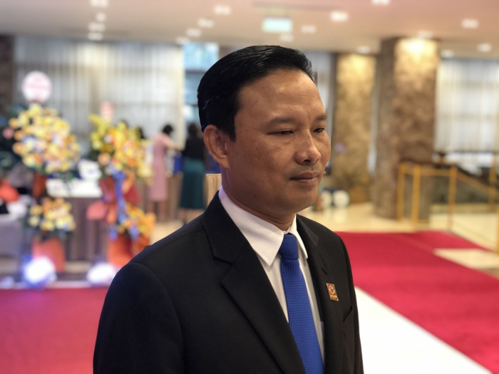 Ông Nguyễn Tấn Hoà, Phó Tổng Giám đốc Cung ứng Công ty Cổ phần Tập đoàn Hoa Sen (Ảnh: H.Mĩ)